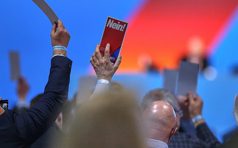 Abstimmung auf AfD-Parteitag (Archiv) - Foto: via dts Nachrichtenagentur