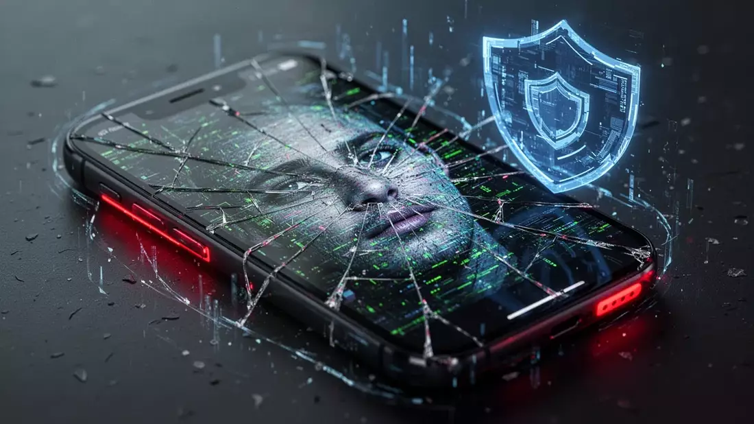 KI-gesteuerte Cyberangriffe bedrohen Smartphone-Nutzer Illustration mit AI erstellt übermittelt durch boerse-global.de