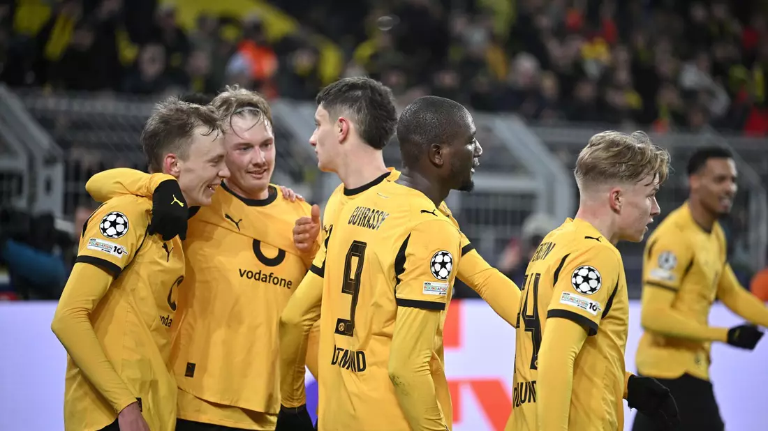 Borussia Dortmund darf auf den Einzug ins Achtelfinale der Champions League hoffen. - Bild: Bernd Thissen/dpa