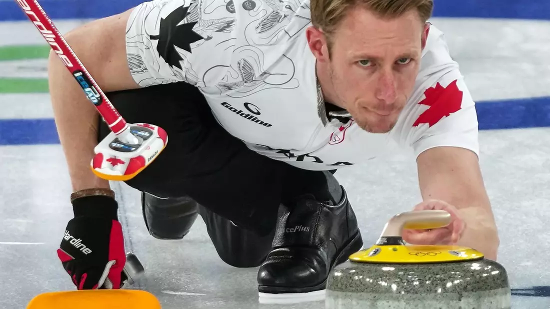 Bei Olympia im Fokus: der kanadische Curler Marc Kennedy. (Archivbild) - Bild: Misper Apawu/AP/dpa