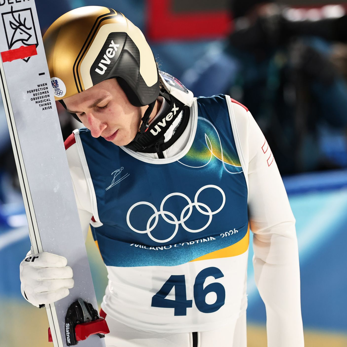 Wegen einer unzulässigen Schuhgröße disqualifiziert: Daniel Tschofenig. (Archivbild) - Foto: Daniel Karmann/dpa