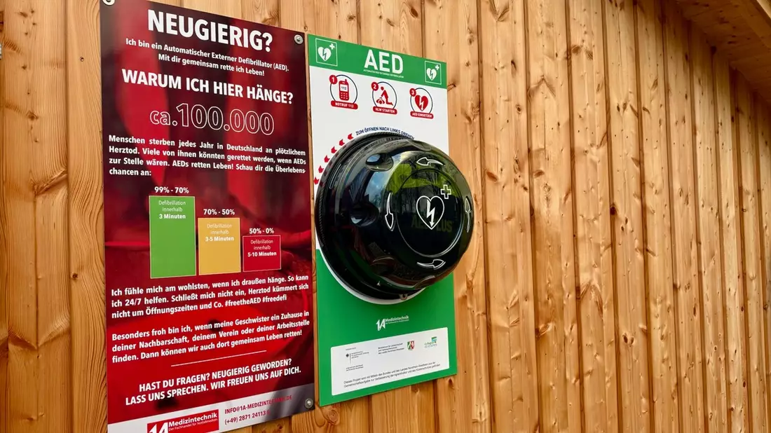 FW Hünxe: Erweiterung der öffentlich zugänglichen Defibrillatoren in Hünxe und Gartrop-Bühl - Bild: presseportal.de