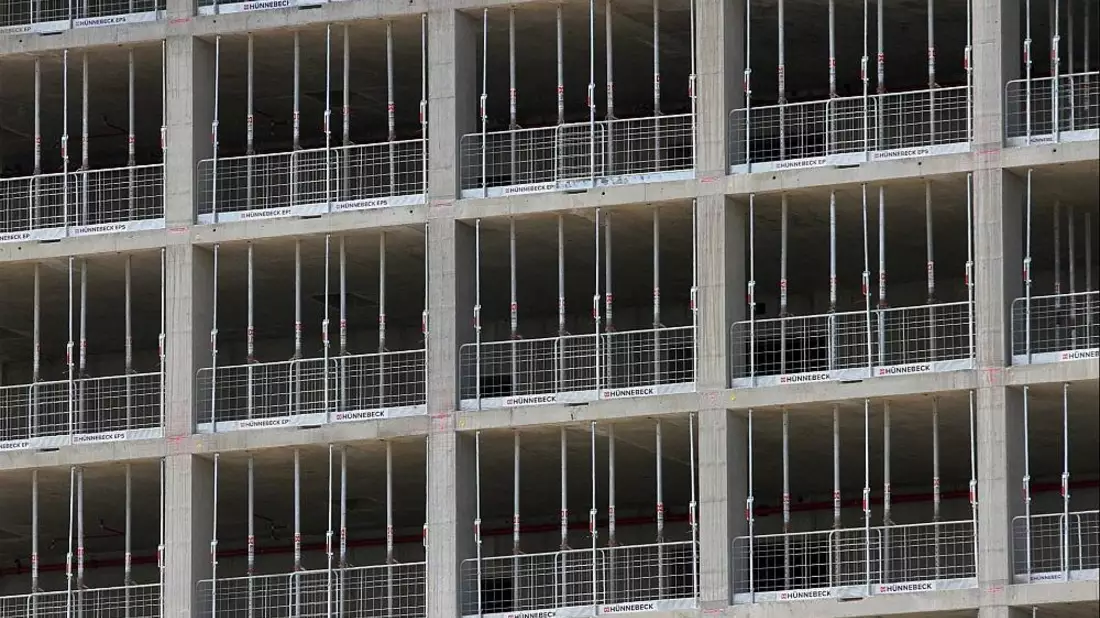Hochhaus-Baustelle (Archiv) - Bild: via dts Nachrichtenagentur
