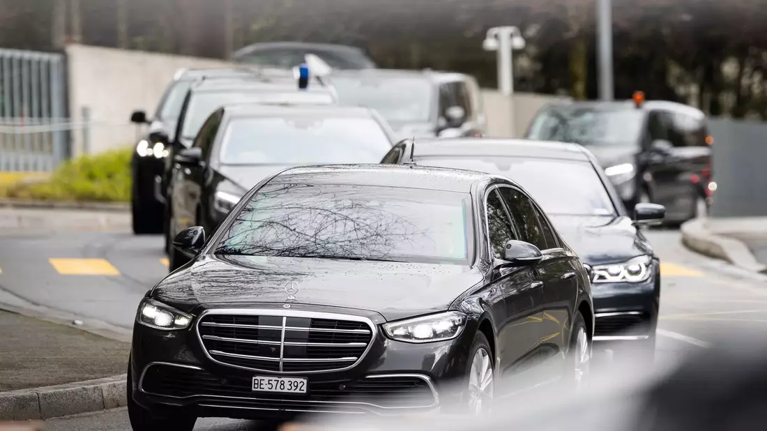 Die russische Delegation hat den Ort des Treffens in Genf verlassen. - Bild: Cyril Zingaro/KEYSTONE/dpa
