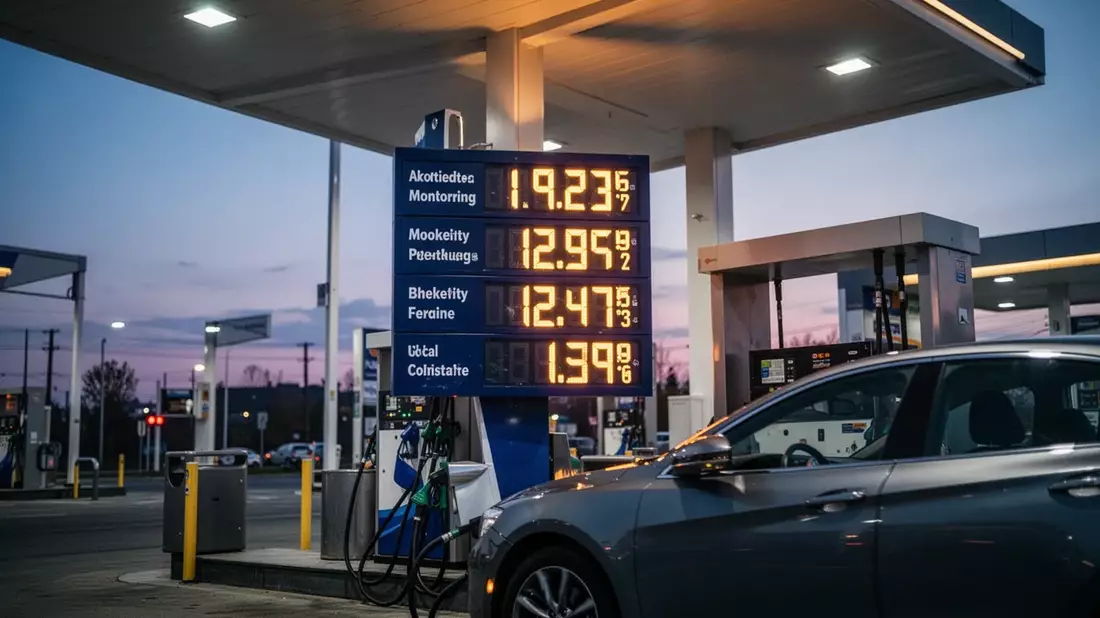 Kraftstoffpreise in Marburg: Diesel fällt, Benzin steigt - Bild: über boerse-global.de