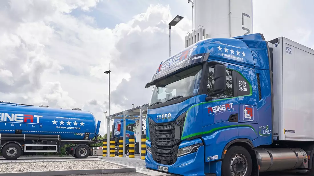 98,5 Prozent Biomethan: Deutschlands LNG-Lkw tanken nahezu vollständig klimaneutral - Bild: presseportal.de