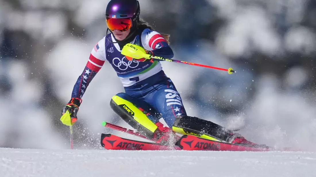 Holte ihr zweites Olympia-Gold im Slalom: Mikaela Shiffrin. - Bild: Michael Kappeler/dpa