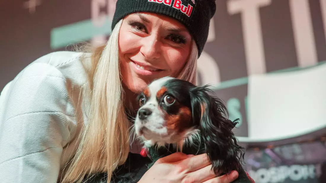 Im vergangenen Jahr starb bereits Lindsey Vonns Hund Lucy. - Bild: Michael Kappeler/dpa