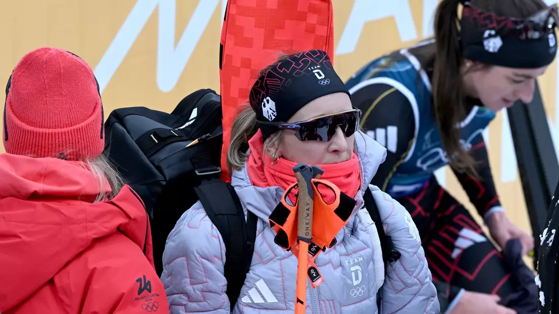 Weinte wieder bittere Tränen: Franziska Preuß. - Bild: Hendrik Schmidt/dpa