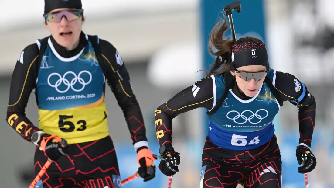 Janina Hettich-Walz (l) schickt Vanessa Voigt ins Rennen. - Bild: Hendrik Schmidt/dpa