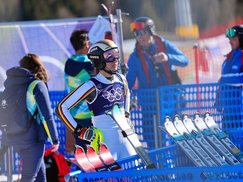 Medaillen-Traum geplatzt: Lena Dürr war sichtlich enttäuscht. - Foto: Michael Kappeler/dpa