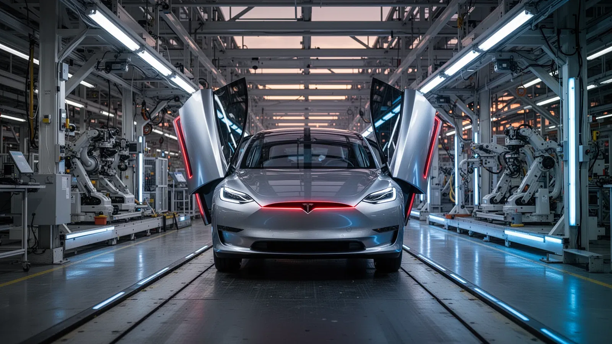 Tesla baut ersten fahrerlosen Cybercab-Prototyp - Foto: über boerse-global.de