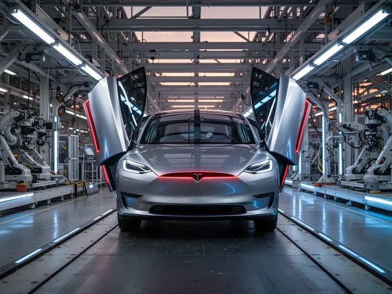 Tesla baut ersten fahrerlosen Cybercab-Prototyp - Foto: über boerse-global.de