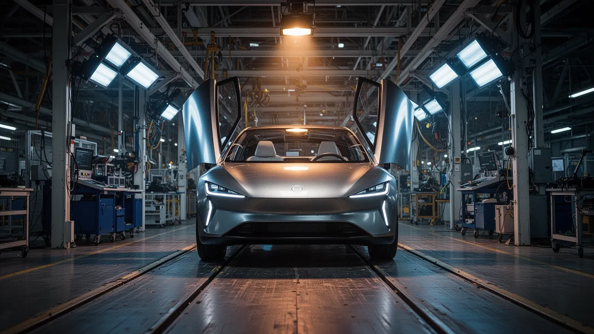 Tesla Cybercab: Erster fahrerloser Roboter-Taxi-Roller rollt vom Band - Foto: über boerse-global.de