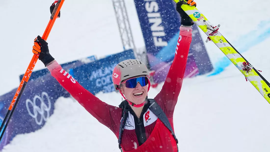 Erste Olympiasiegerin im Skibergsteigen: Marianne Fatton - Bild: Michael Kappeler/dpa