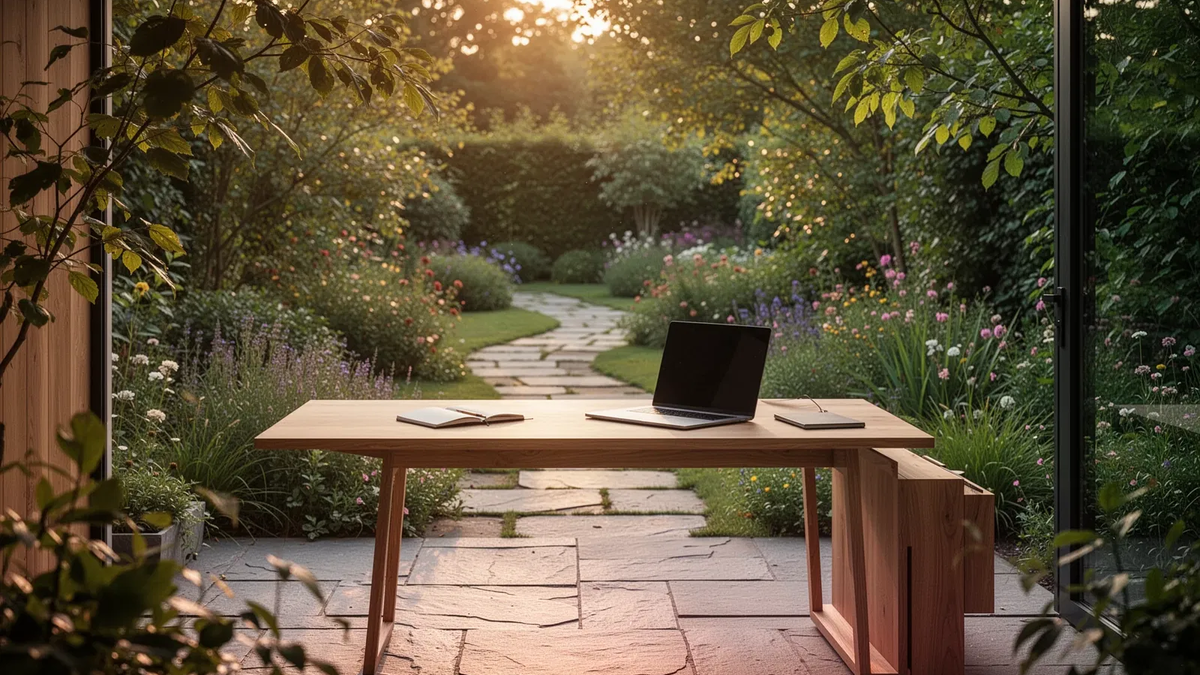 Garden Office: Warum der Arbeitsplatz 2026 ins Grüne zieht - Foto: über boerse-global.de