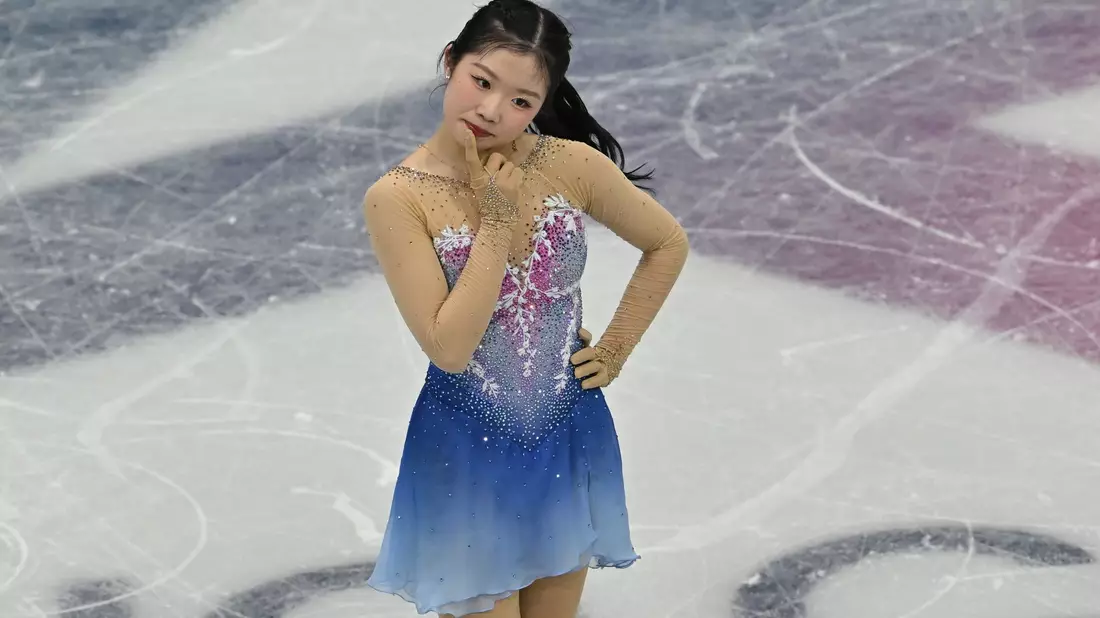 Die Japanerin Ami Nakai gewinnt Bronze. - Bild: Peter Kneffel/dpa