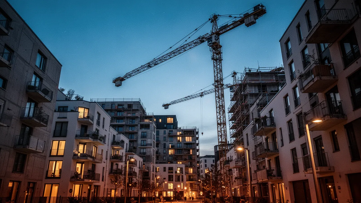 Baugenehmigungen steigen, doch Wohnungsmarkt bleibt angespannt - Foto: über boerse-global.de