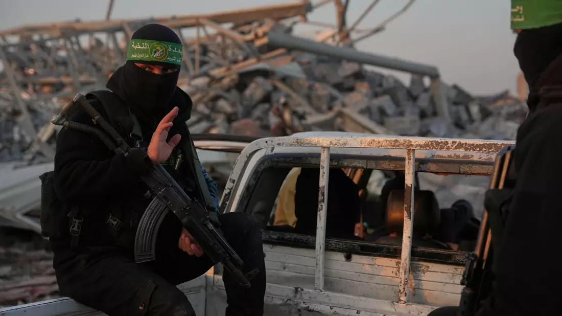Die Hamas hat ihre Herrschaft in den von ihr kontrollierten Gebieten wieder weitgehend gefestigt. . (Archivbild) - Bild: Abdel Kareem Hana/AP/dpa