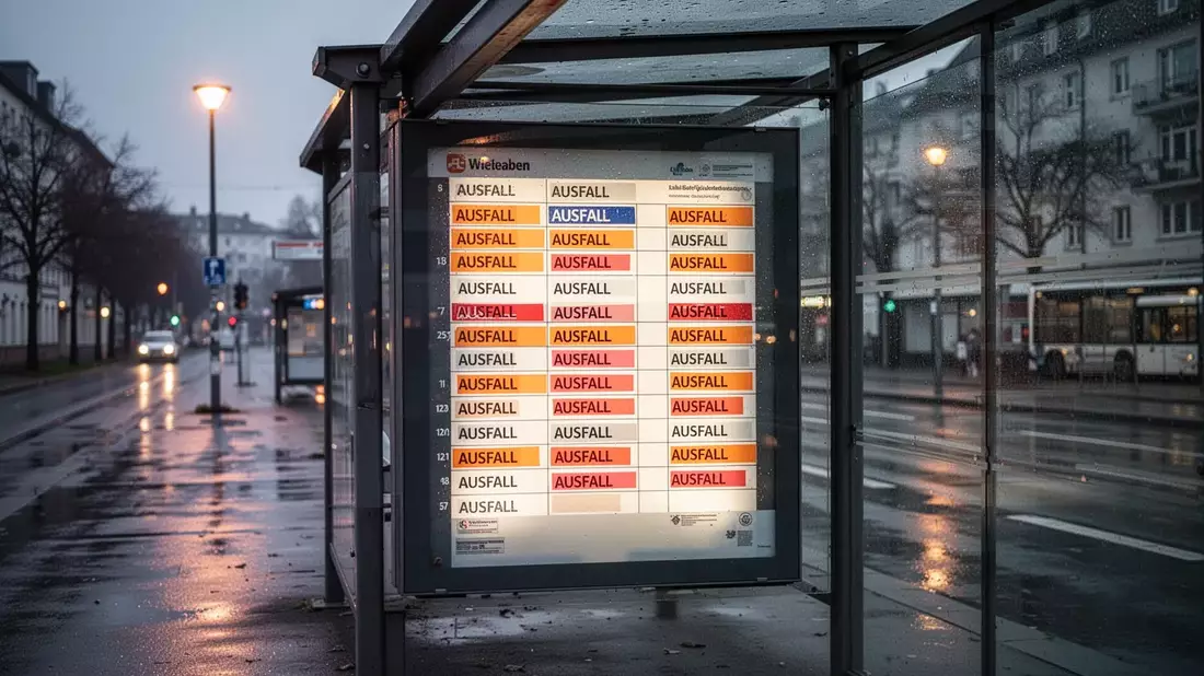 Warnstreik legt Wiesbadens Busverkehr lahm - Bild: über boerse-global.de