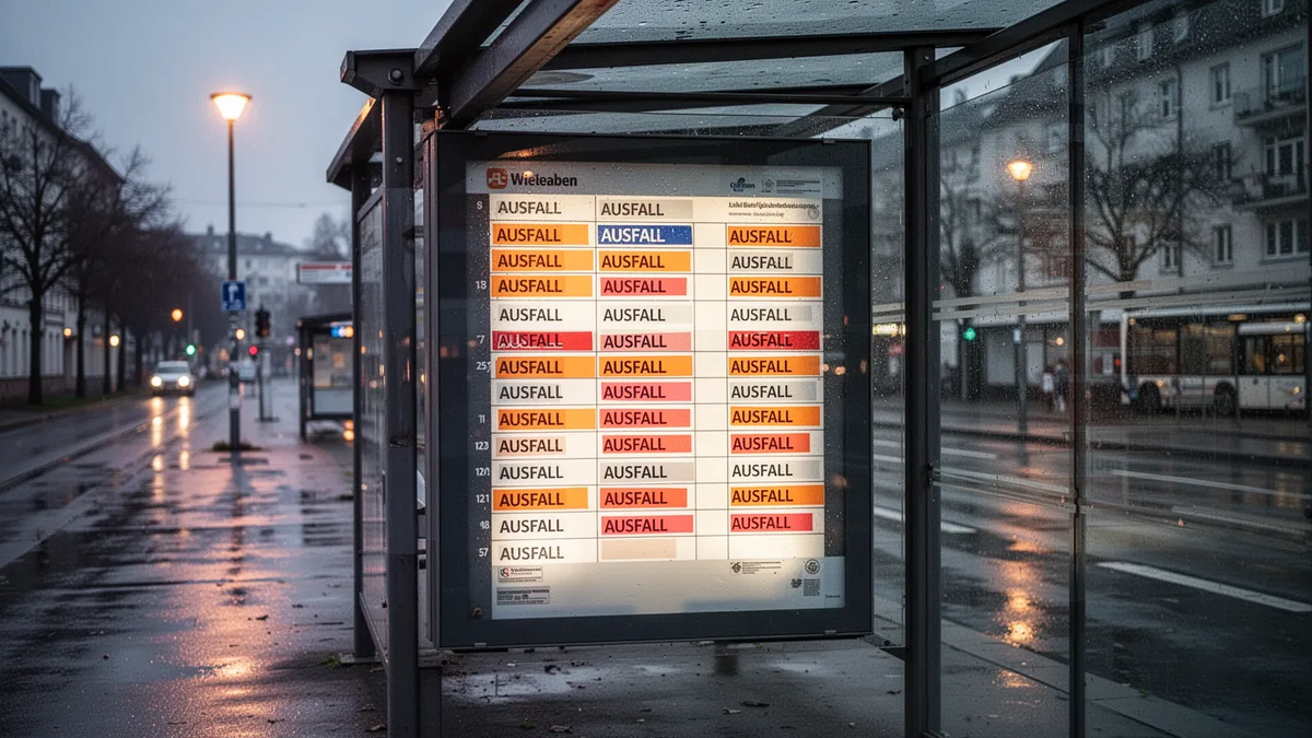 Warnstreik legt Wiesbadens Busverkehr lahm - Foto: über boerse-global.de