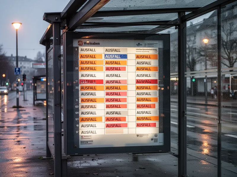 Warnstreik legt Wiesbadens Busverkehr lahm - Foto: über boerse-global.de
