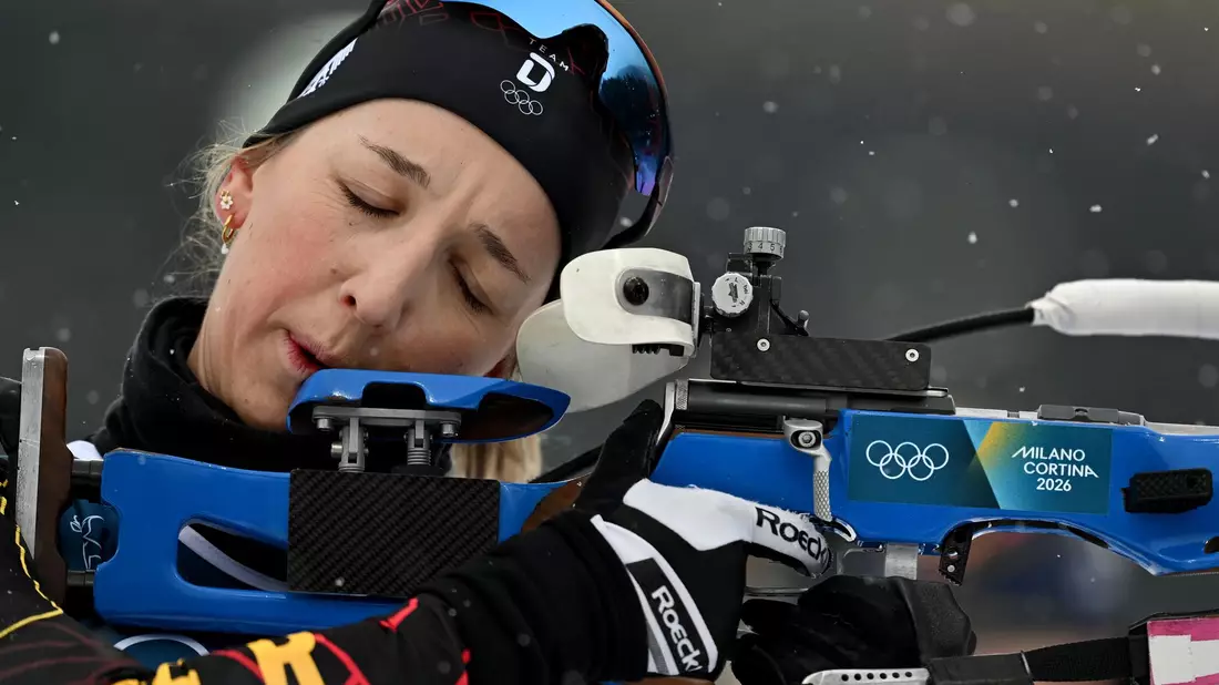 «Es wackelt nur noch»: Franziska Preuß scheiterte in Antholz an ihren Nerven. (Archivbild) - Bild: Hendrik Schmidt/dpa