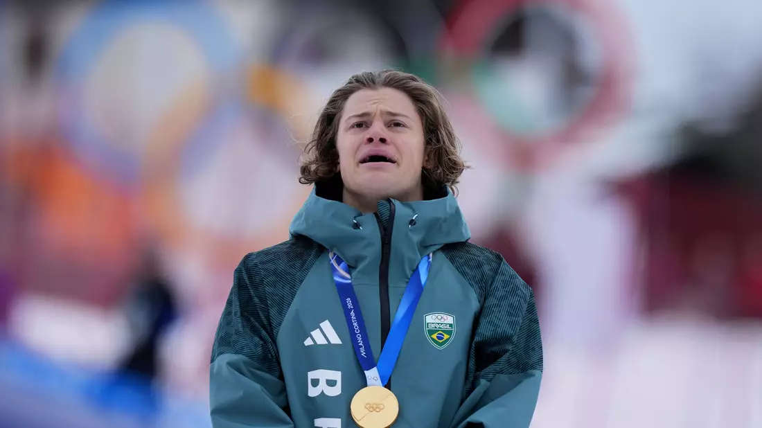 Der für Brasilian startende Lucas Braathen gewann die erste Medaille für ein südamerikanisches Land bei Winterspielen überhaupt - und dann gleich Gold. (Archivbild) - Bild: Julia Demaree Nikhinson/AP/dpa