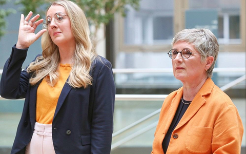 Katharina Dröge und Britta Haßelmann (Archiv) - Foto: via dts Nachrichtenagentur