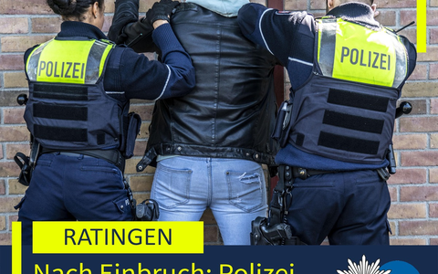 POL-ME: Wohnungseinbruch: Polizei fasst Tatverdächtigen - 2602079 - Foto: presseportal.de