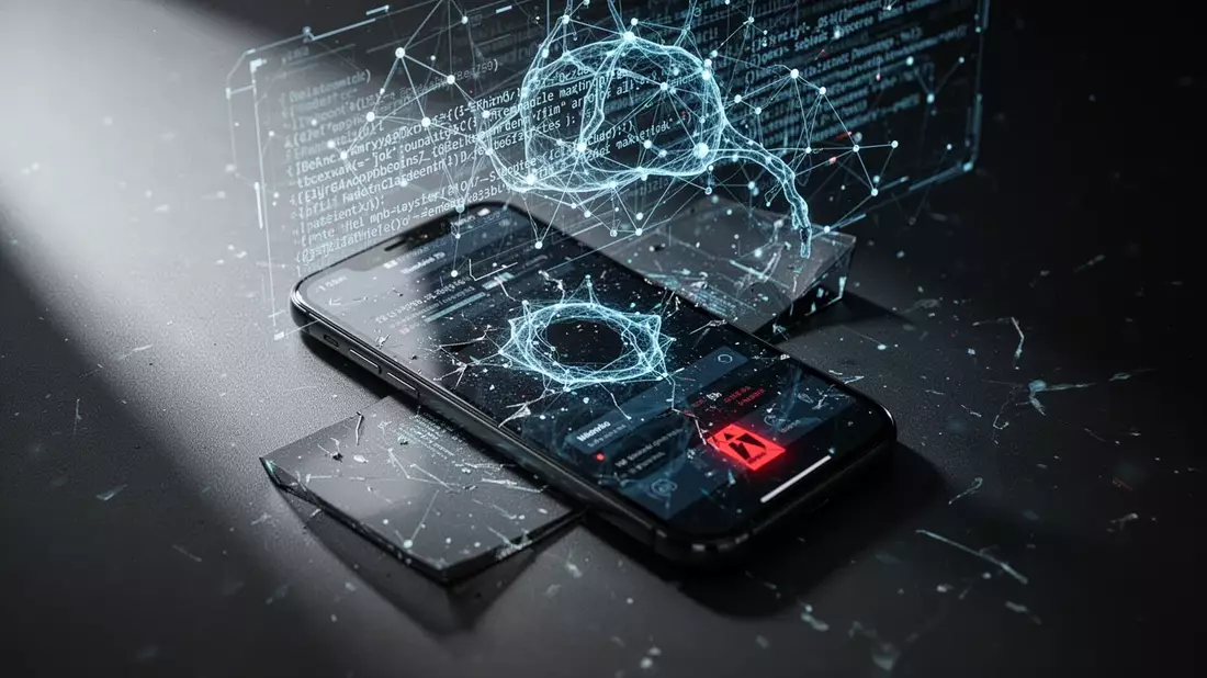 Android-Malware nutzt erstmals KI zur Geräte-Fernsteuerung Illustration mit AI erstellt übermittelt durch boerse-global.de