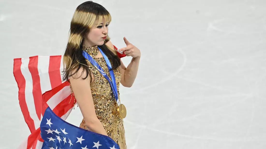 Alysa Liu lief unbeschwert zum Olympiasieg. - Bild: Peter Kneffel/dpa