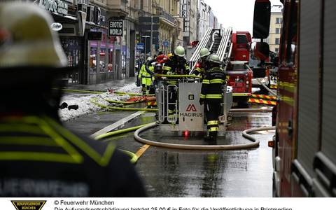 FW-M: Großeinsatz von Feuerwehr und Rettungsdienst bei Wohnungsbrand (Ludwigsvorstadt) - Foto: presseportal.de