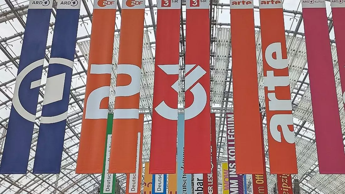 Logos von ARD, ZDF, 3Sat, Arte (Archiv) - Bild: via dts Nachrichtenagentur