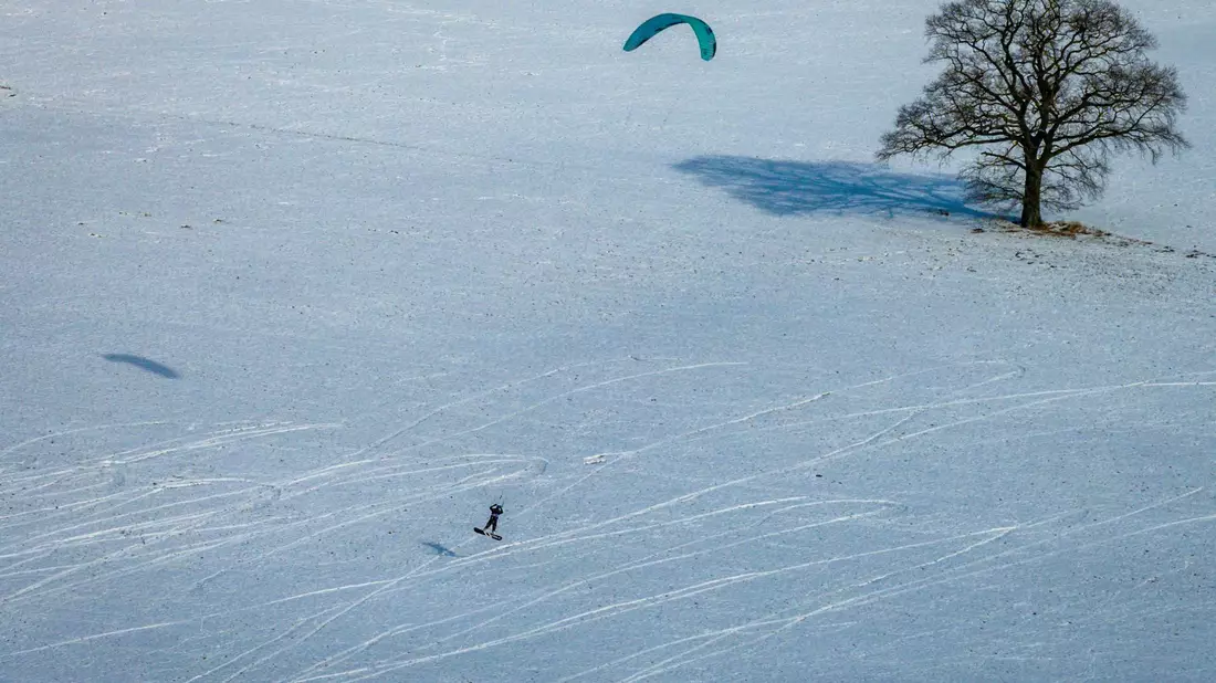 Auch im Norden Deutschlands zeigten sich weiter dicke Schneedecken. - Bild: Jens Büttner/dpa