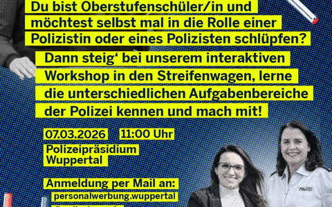 POL-ME: Komm ins Team 110! - Einladung zum interaktiven Workshop - 2602081 - Foto: presseportal.de