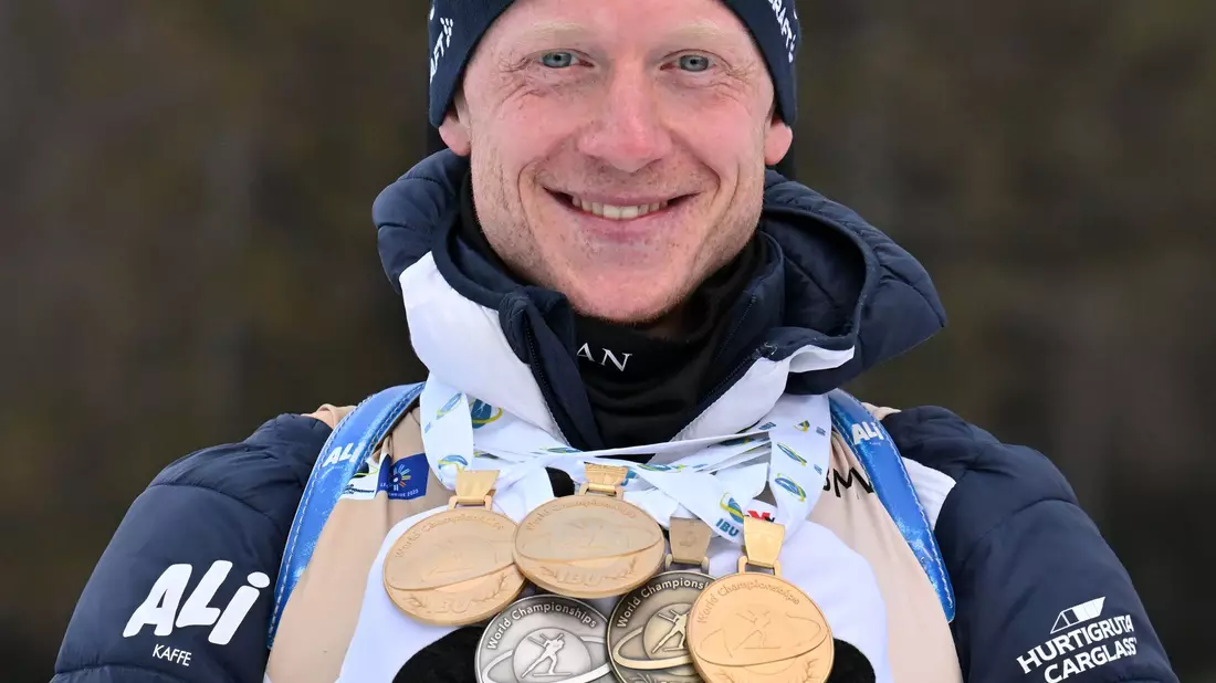 Johannes Thingnes Bö ist eine Biathlon-Legende. (Archivbild) - Bild: Martin Schutt/dpa