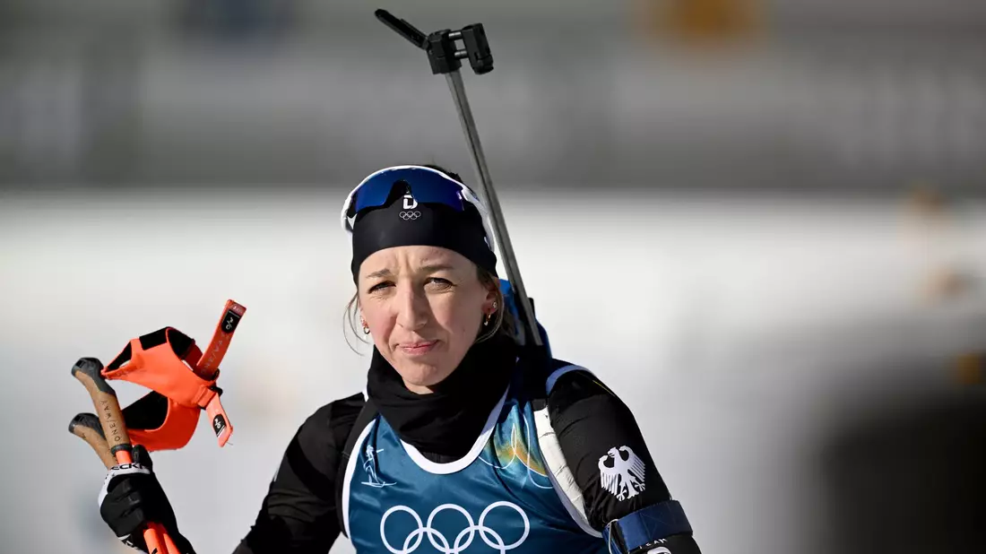 Franziska Preuß wird nicht mehr im Weltcup starten. - Bild: Hendrik Schmidt/dpa