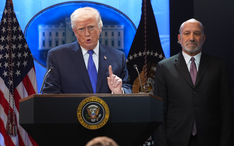 Nach Ansicht des Obersten Gerichts sind viele von Trumps Zöllen illegal.  - Foto: Evan Vucci/AP/dpa