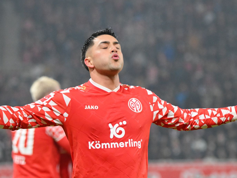 Erzielte sein zehntes Saisontor für Mainz 05: Nadiem Amiri.  - Foto: Torsten Silz/dpa
