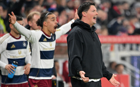 Haderte mit dem Schiedsrichter: HSV-Trainer Merlin Polzin. - Foto: Torsten Silz/dpa