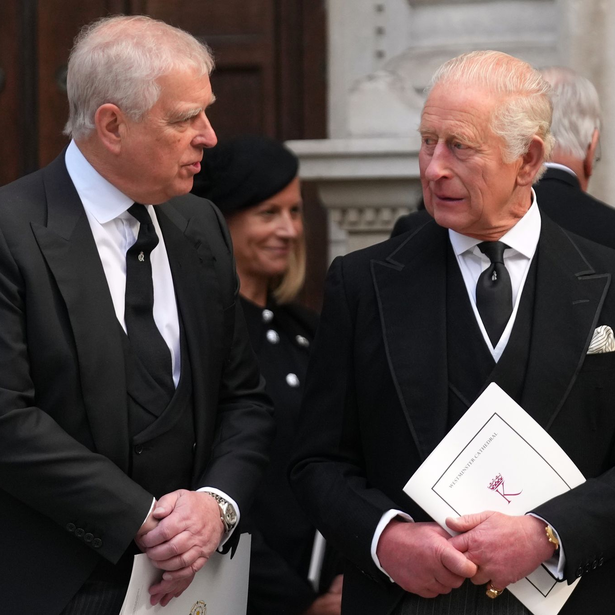 Andrew (l.) ist eine Belastung für seinen Bruder, König Charles III. (Archivbild) - Foto: Joanna Chan/AP/dpa