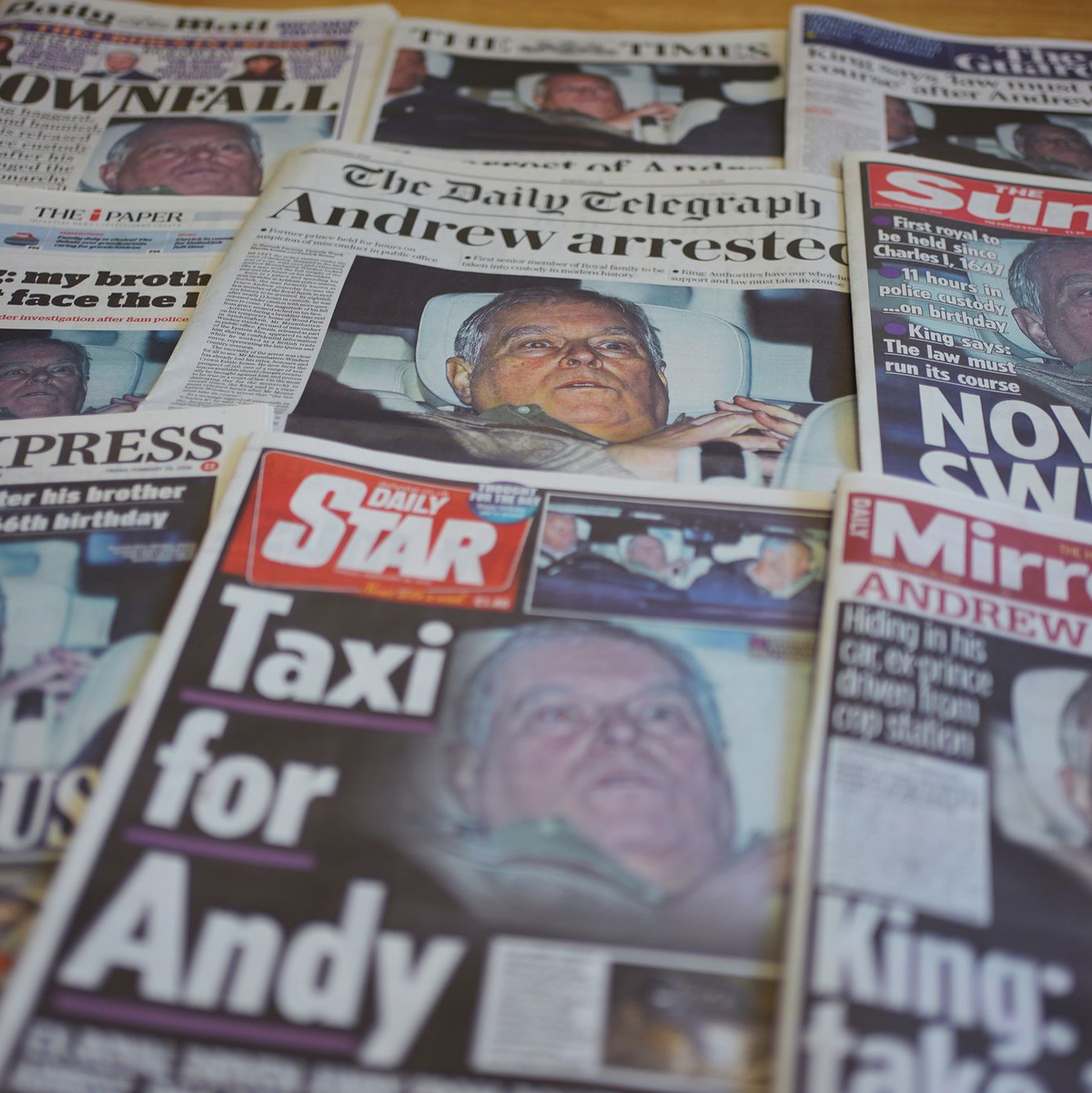 Der Fall Andrew bestimmt in Großbritannien die Titelseiten.  - Foto: Yui Mok/PA Wire/dpa