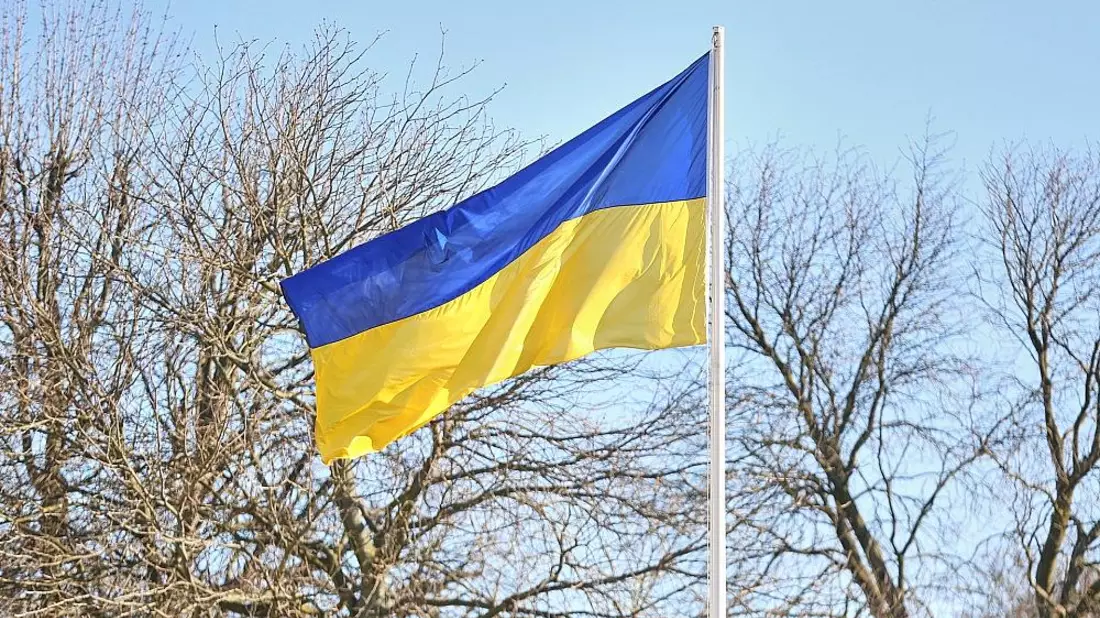 Fahne der Ukraine (Archiv) - Bild: via dts Nachrichtenagentur