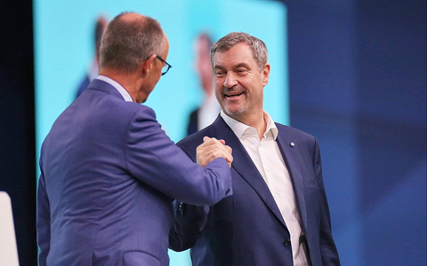 Friedrich Merz und Markus Söder am 21.02.2026 - Foto: via dts Nachrichtenagentur