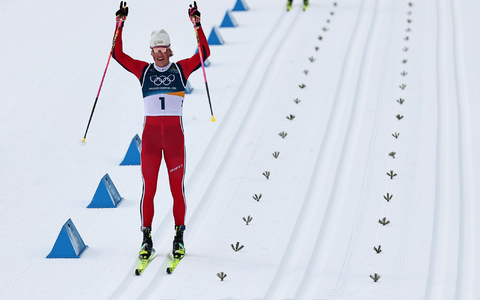 Johannes Hoesflot Klaebo war bei diesen Winterspielen unaufhaltsam. - Foto: Daniel Karmann/dpa