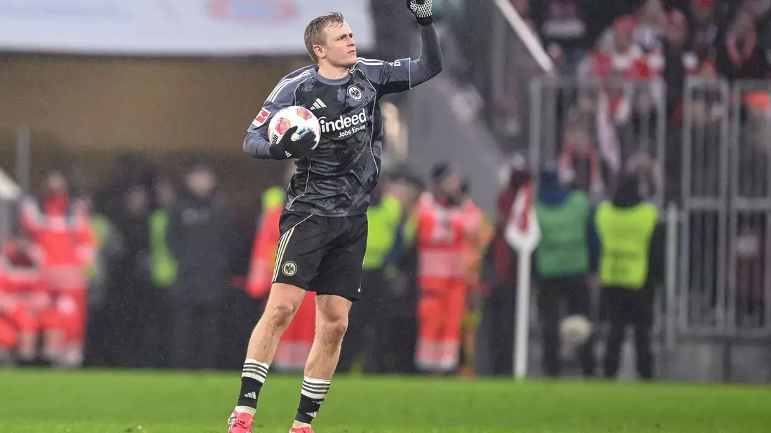 Torschütze beim Comeback: Eintracht-Profi Jonathan Burkardt. - Bild: Harry Langer/dpa