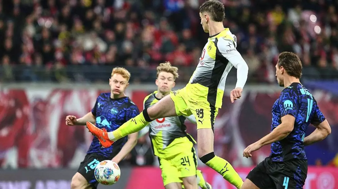 RB Leipzig - Borussia Dortmund am 21.02.2026 - Bild: via dts Nachrichtenagentur