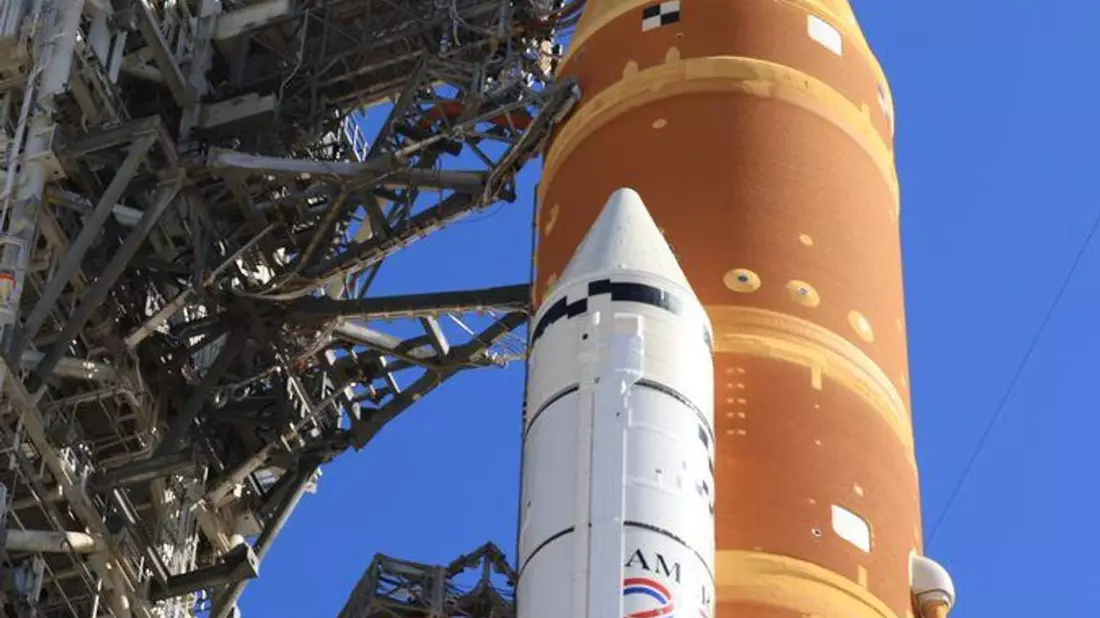 Dass der zweite Probelauf besser lief als der erste, stimmt die Nasa-Verantwortlichen optimistisch. - Bild: Uncredited/NASA via AP/dpa