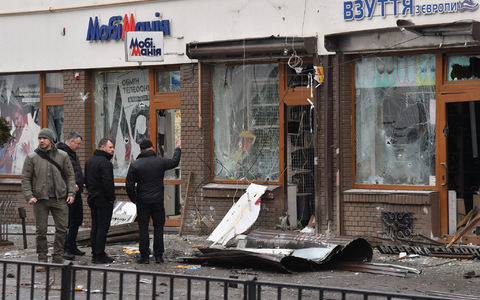 Die Explosionen ereigneten sich kurz nach Mitternacht. - Foto: Mykola Tys/AP/dpa